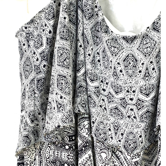 Maxi Vanessa Virginia Anthropology Viscose Rayon Maxi Dress Size 14 - Picture 5 of 8